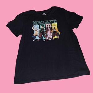Demon Slayer Black Graphic Tee Size Large